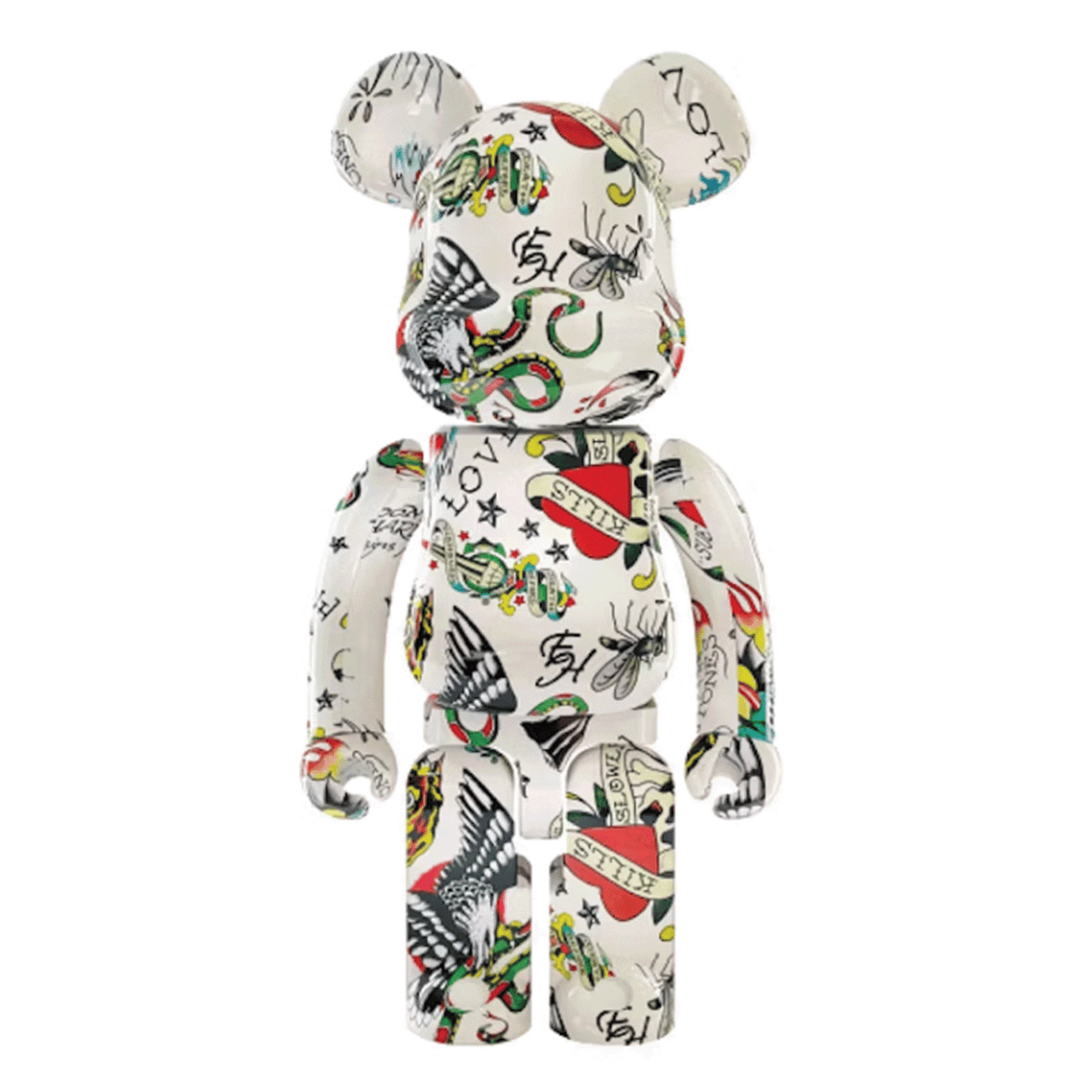 Bearbrick Ed Hardy 400% White