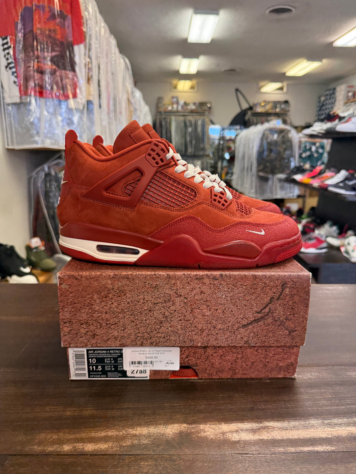 Jordan 4 Retro OG SP Nigel Sylvester Brick by Brick