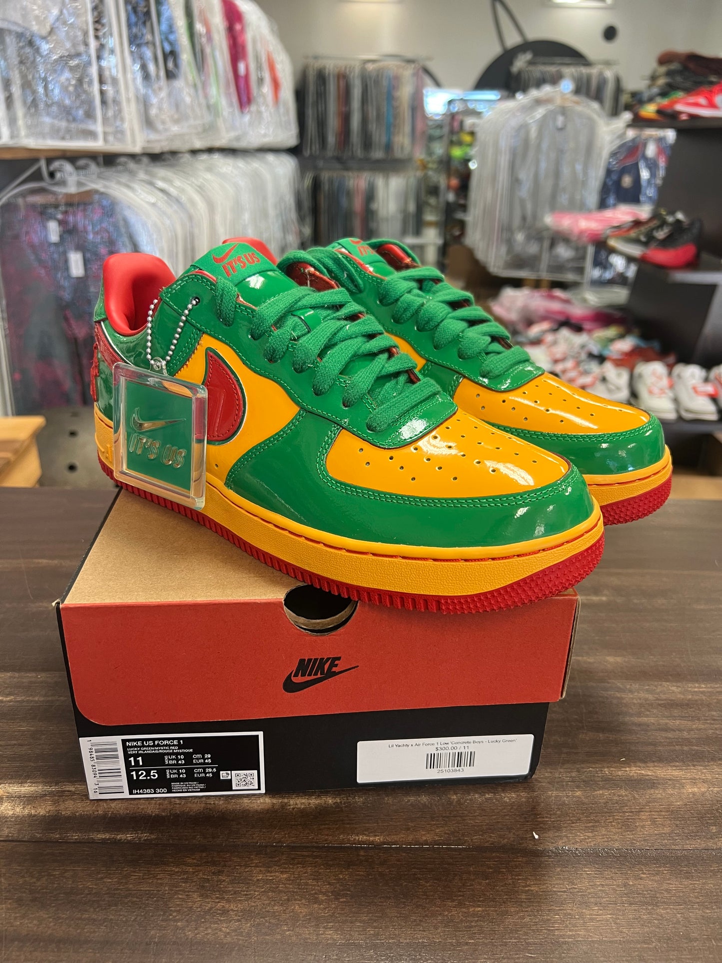 Nike Air Force 1 Low Lil Yachty Concrete Boys Lucky Green