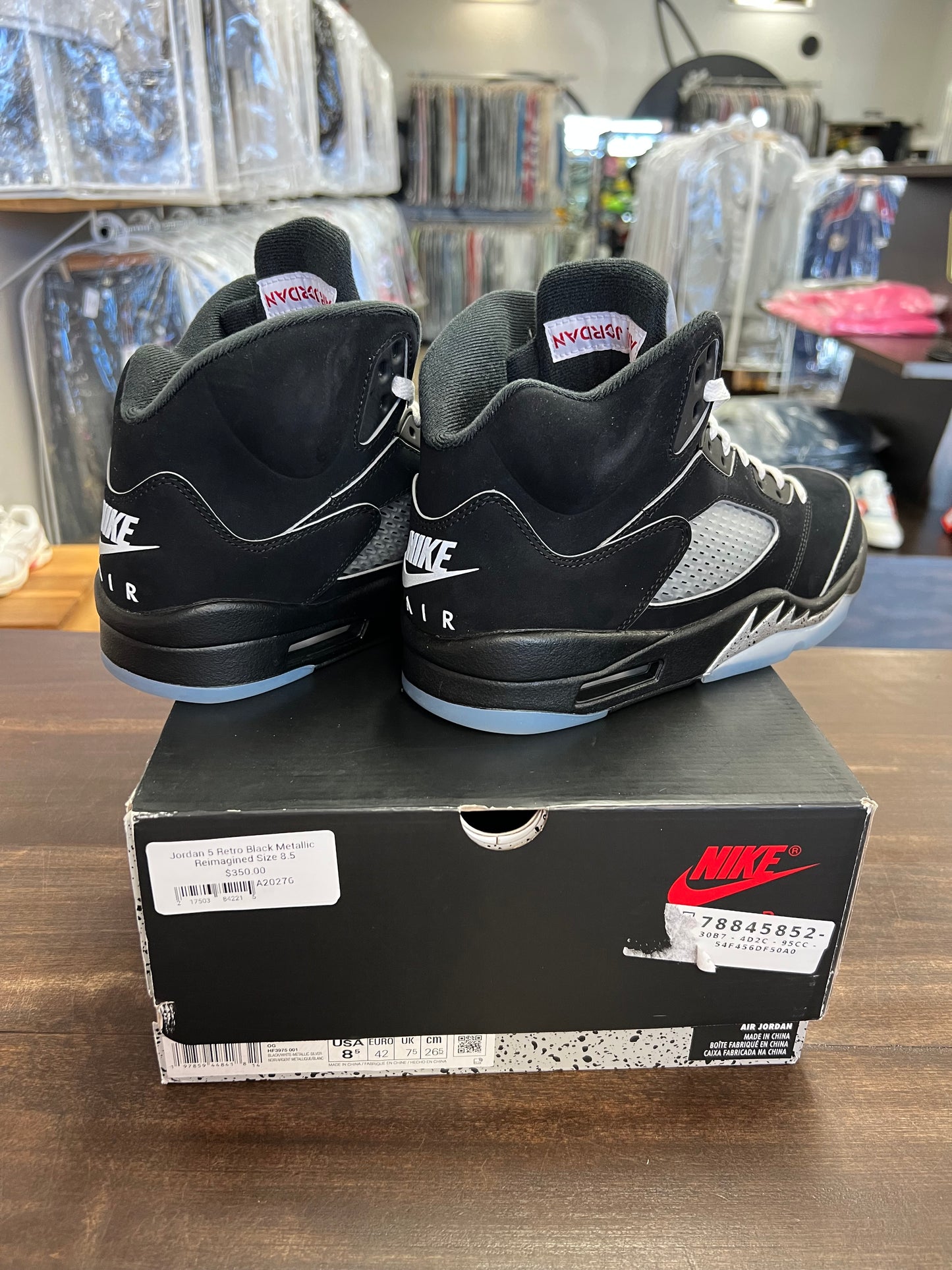 Jordan 5 Retro Black Metallic Reimagined
