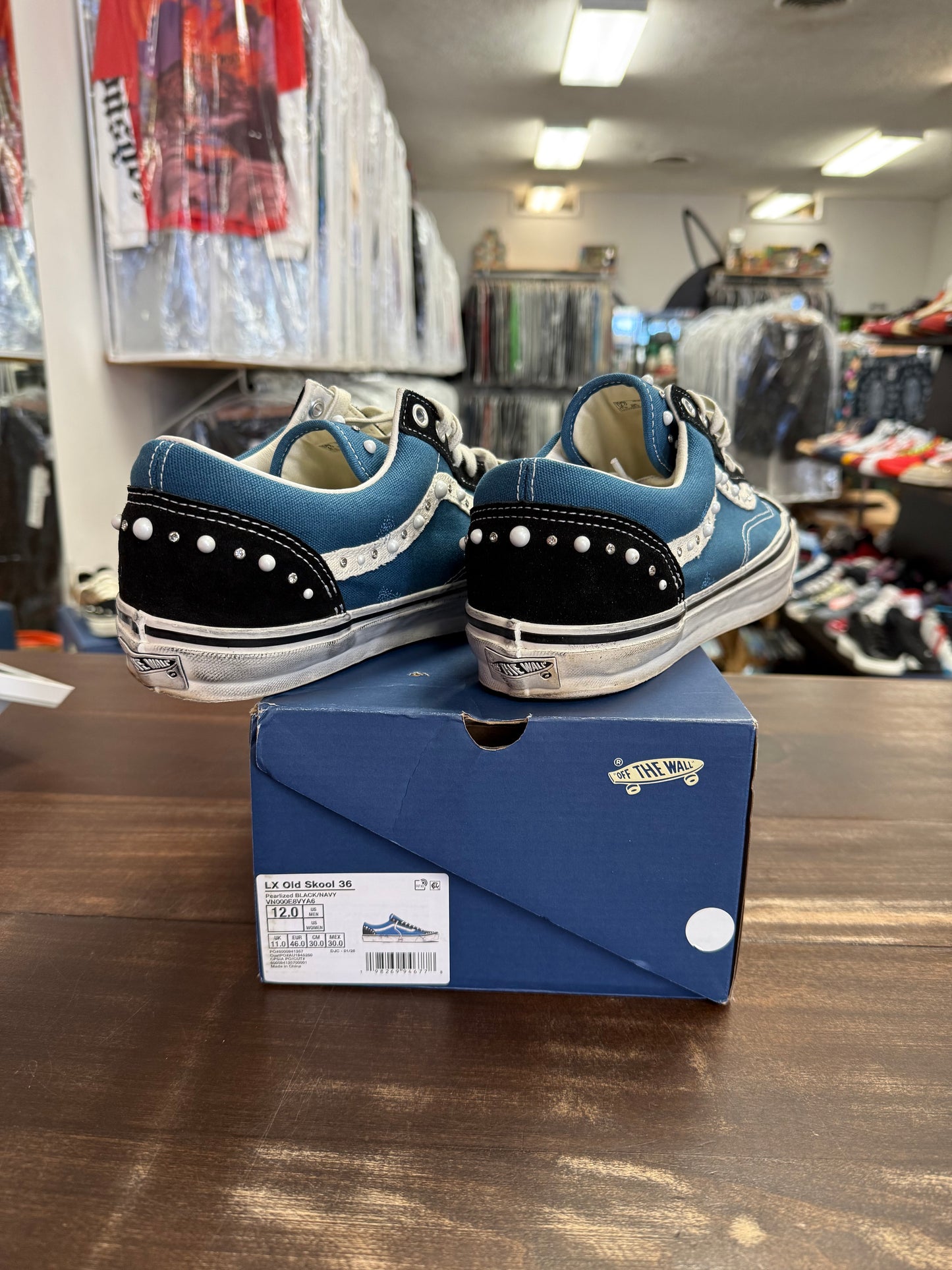Vans LX Old Skool 36 Pearlized Pack Black Navy