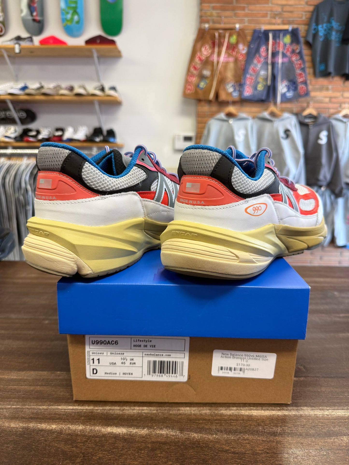 New Balance 990v6 MiUSA Action Bronson Untitled