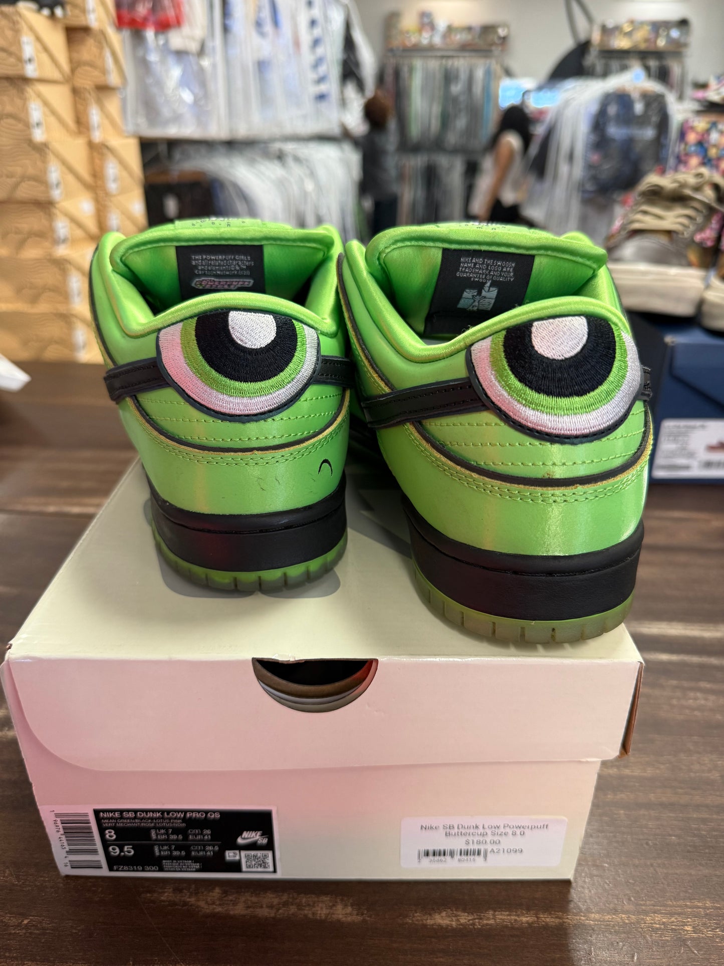 Nike SB Dunk Low Powerpuff Buttercup