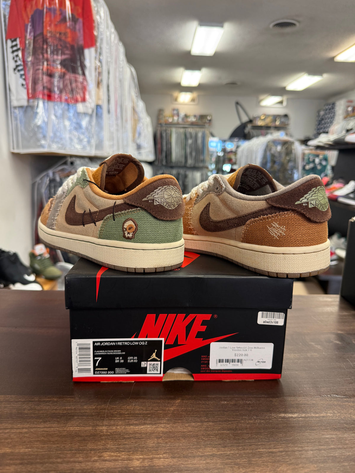 Jordan 1 Low Retro OG Zion Williams Voodoo