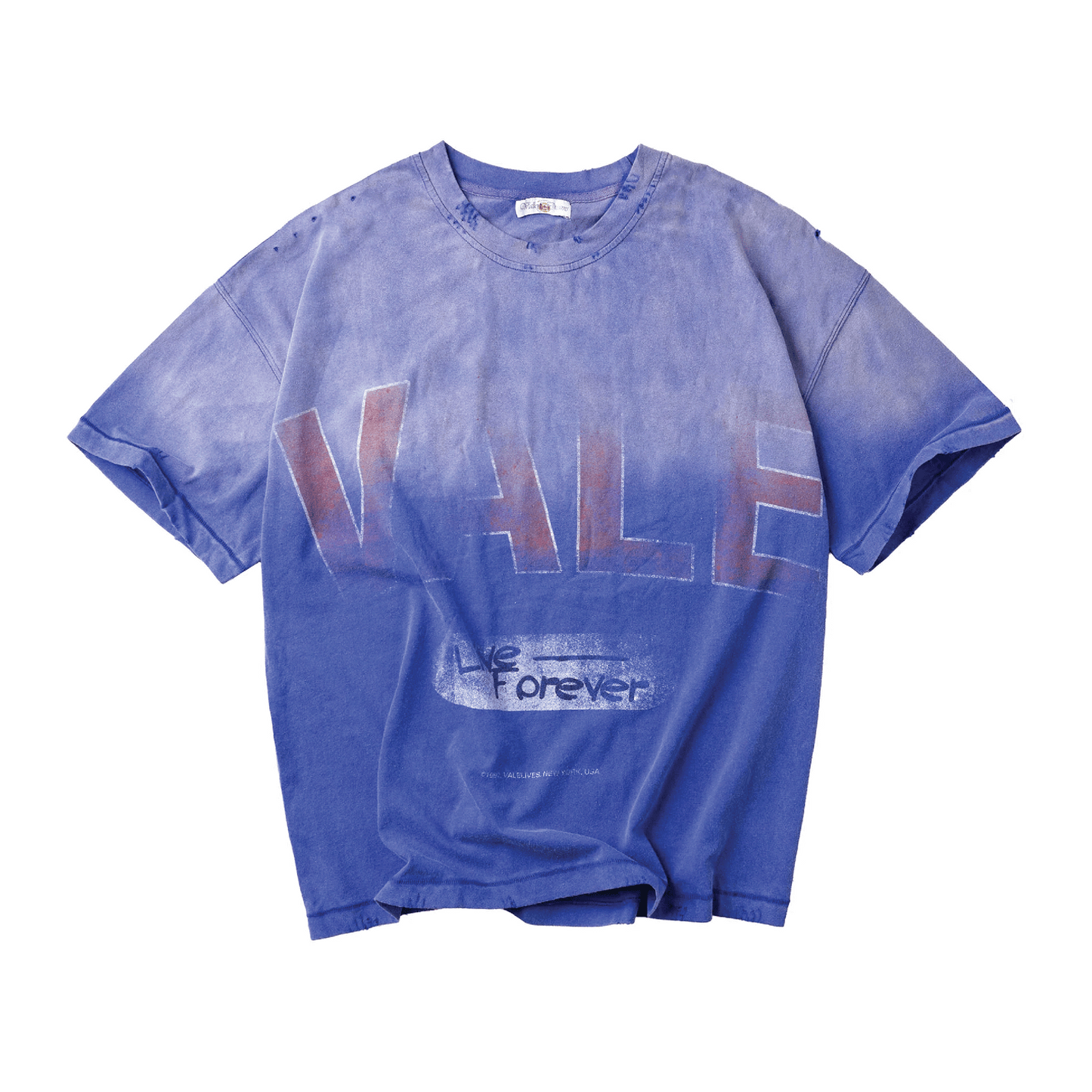 Vale Forever Vale Logo Tee Blue