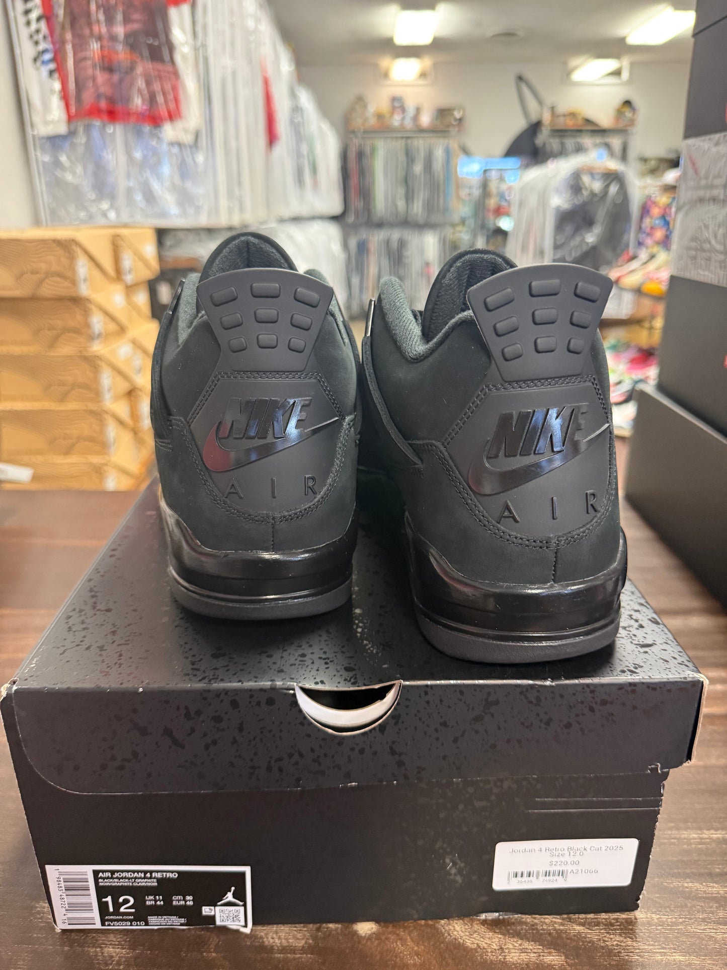 Jordan 4 Retro Black Cat 2025