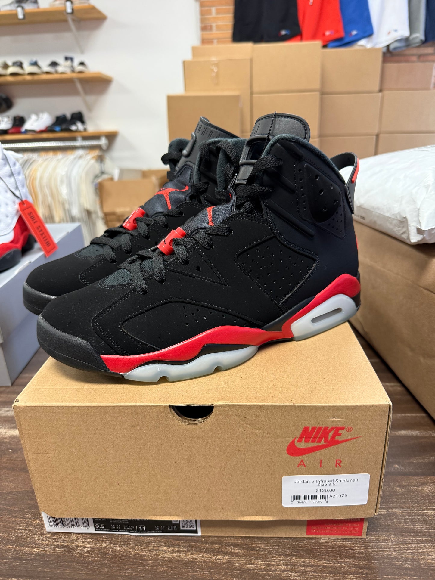 Jordan 6 Infrared Salesman