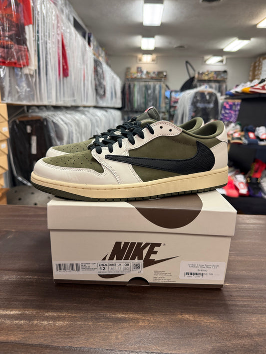 Jordan 1 Low Travis Scott Medium Olive
