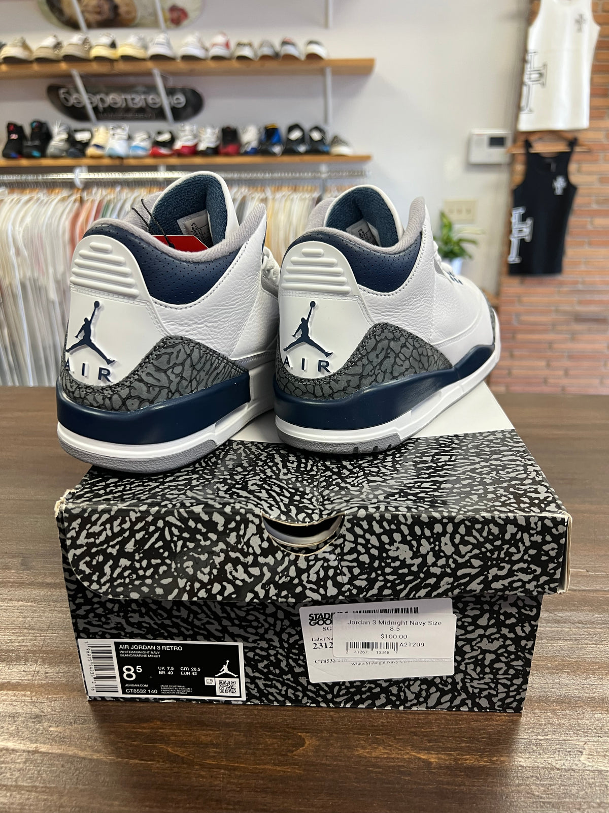 Jordan 3 Midnight Navy