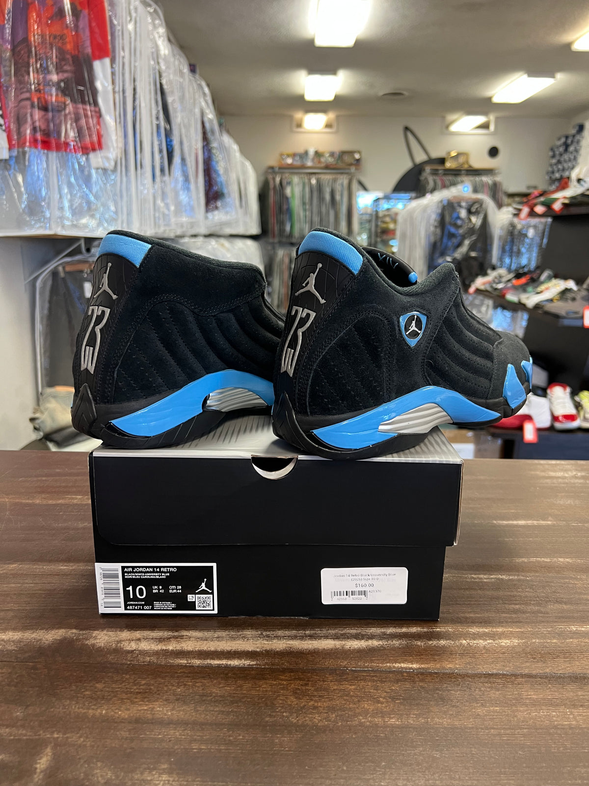 Jordan 14 Retro Black University Blue (2026)