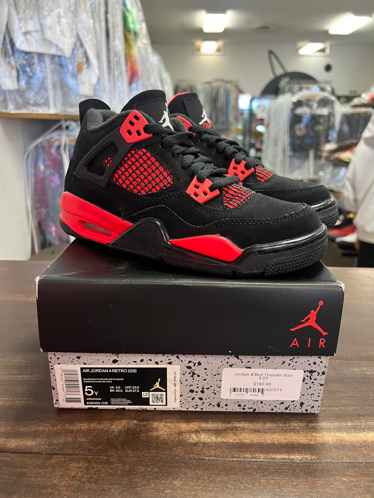 Jordan 4 Red Thunder