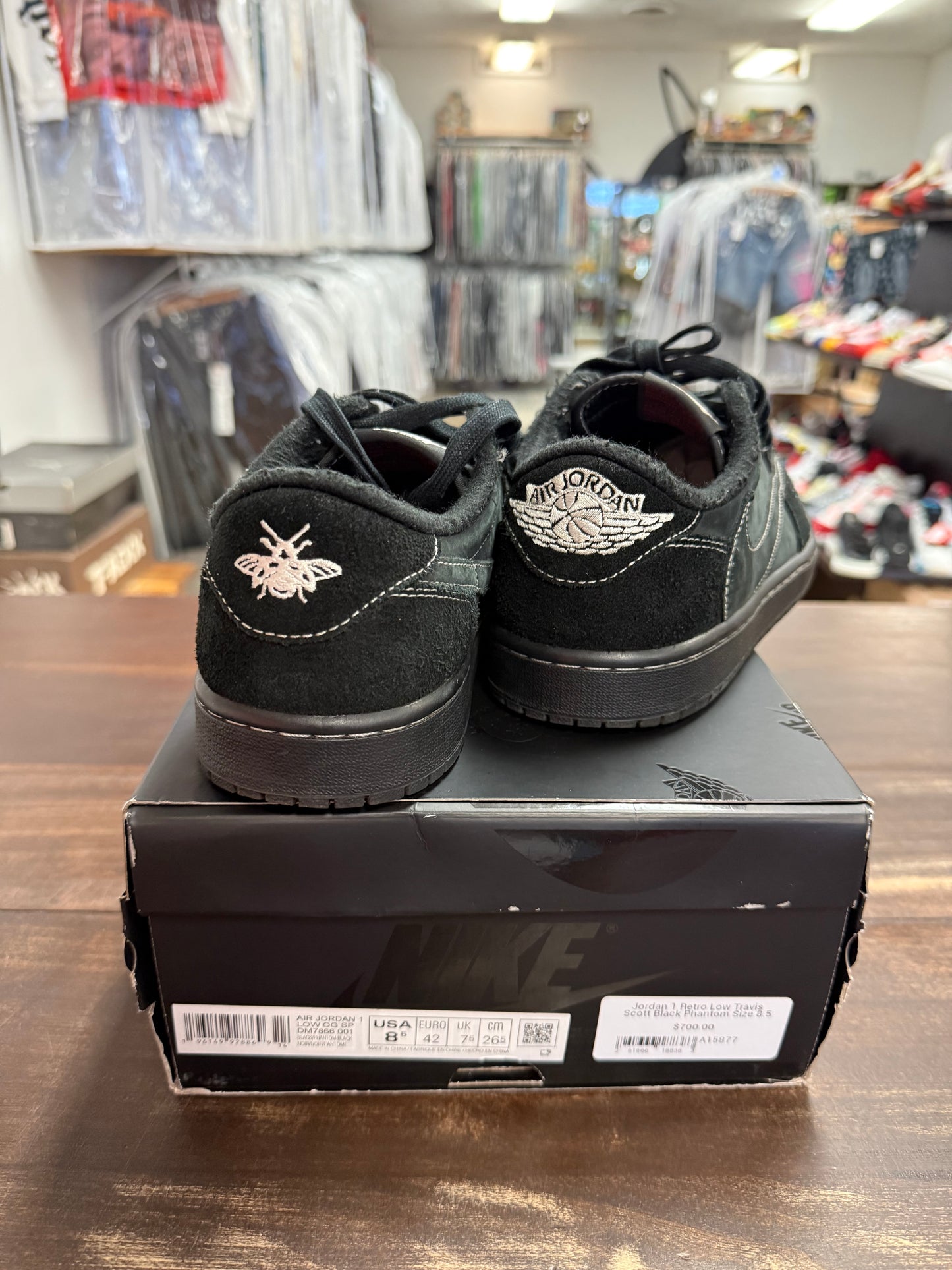Jordan 1 Low Travis Scott Black Phantom