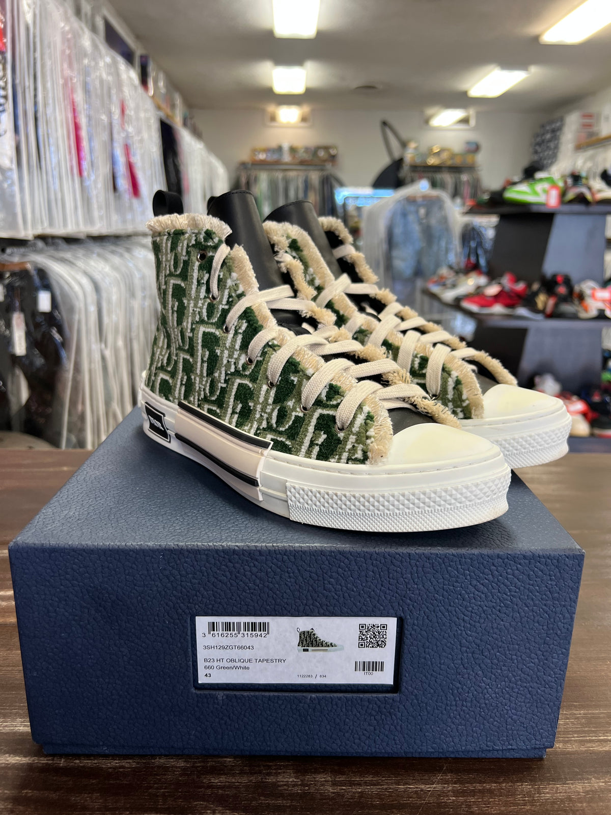 Dior B23 Olive Tapestry