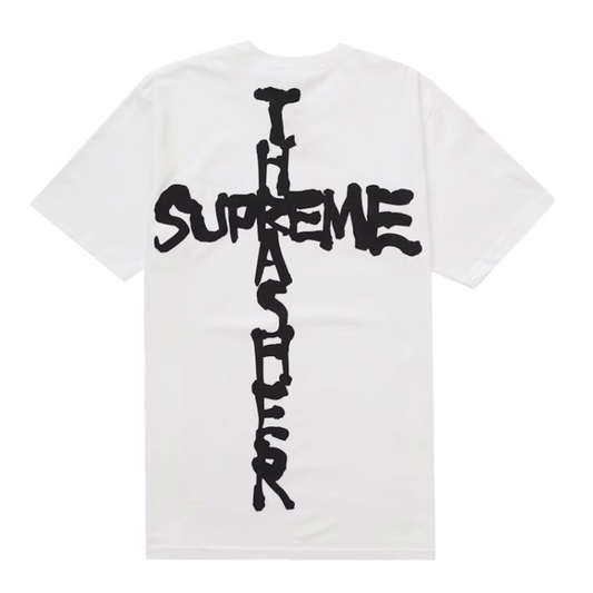 Supreme Thrasher Cross Tee White