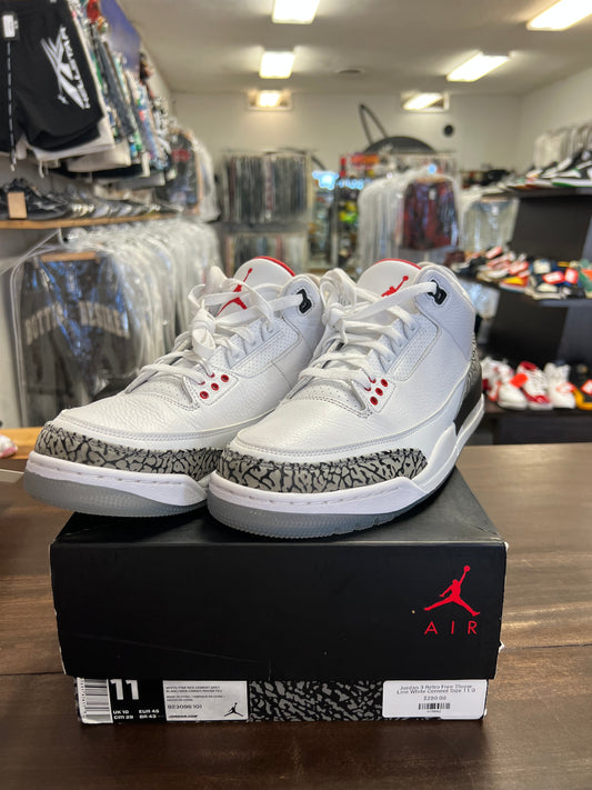 Jordan 3 Retro Free Throw Line White Cement