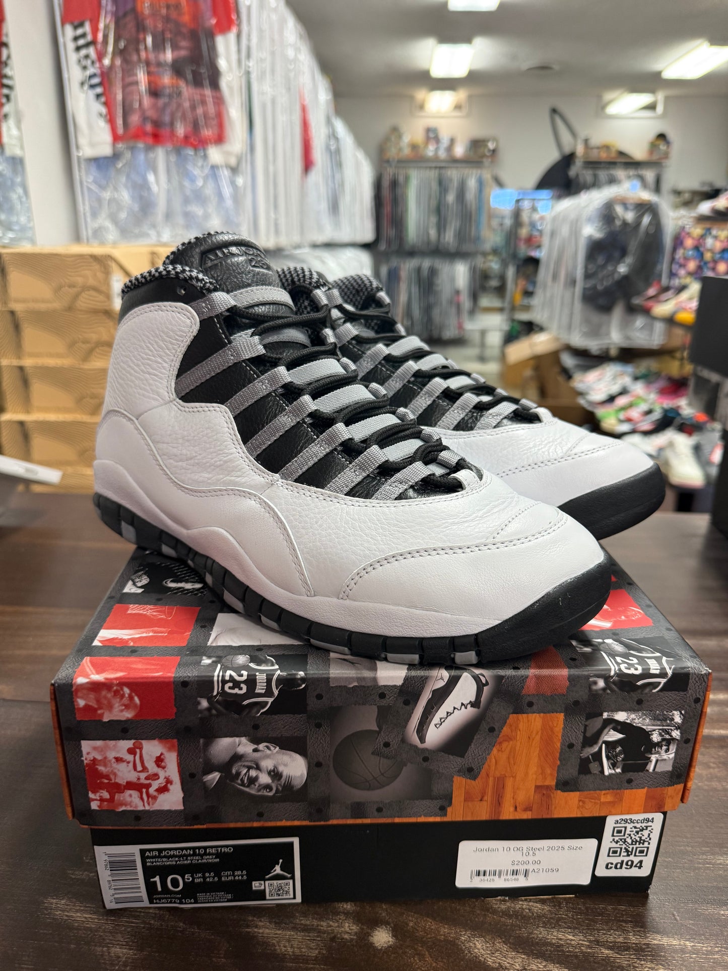 Jordan 10 OG Steel 2025