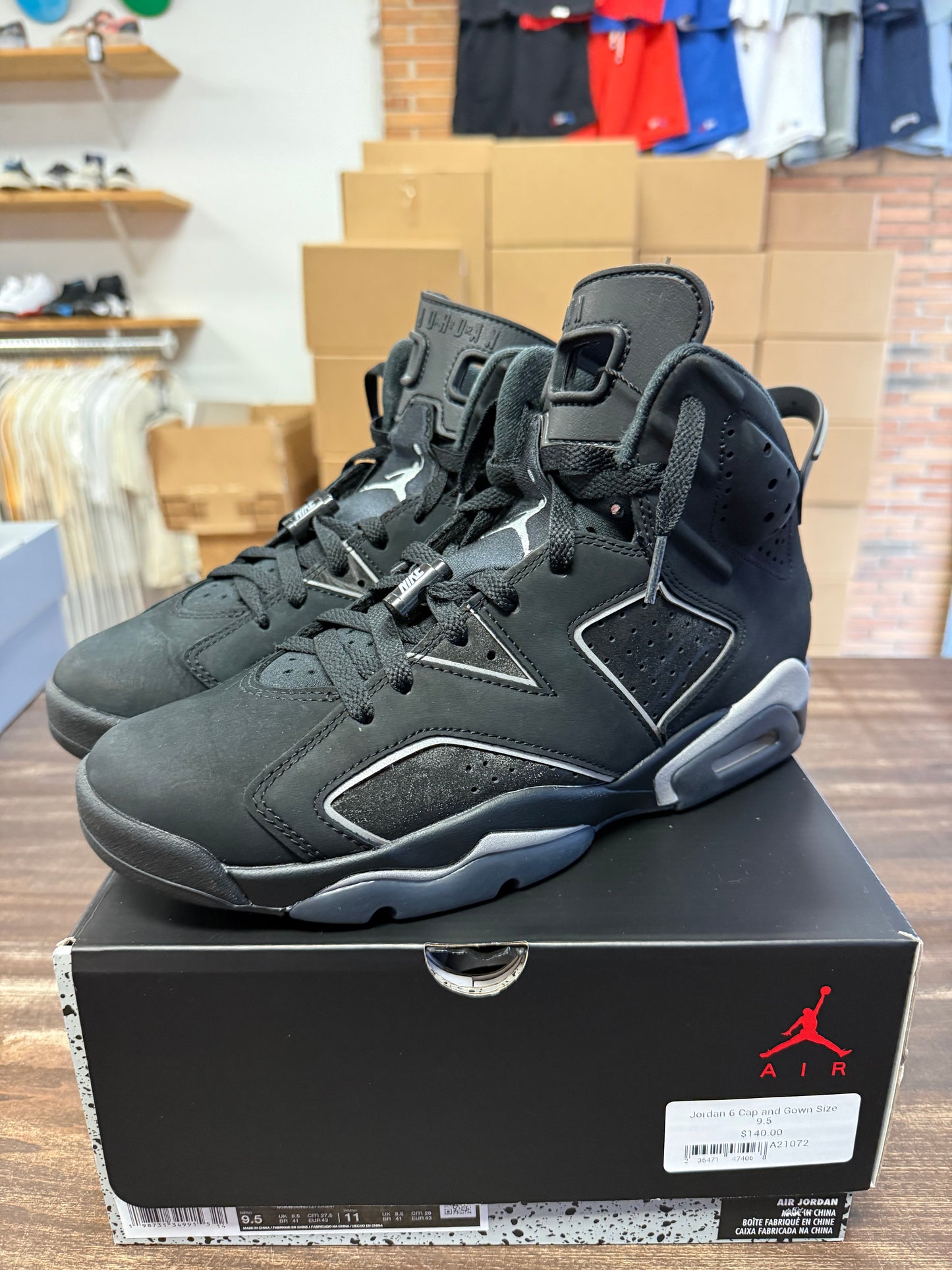 Jordan 6 Cap and Gown
