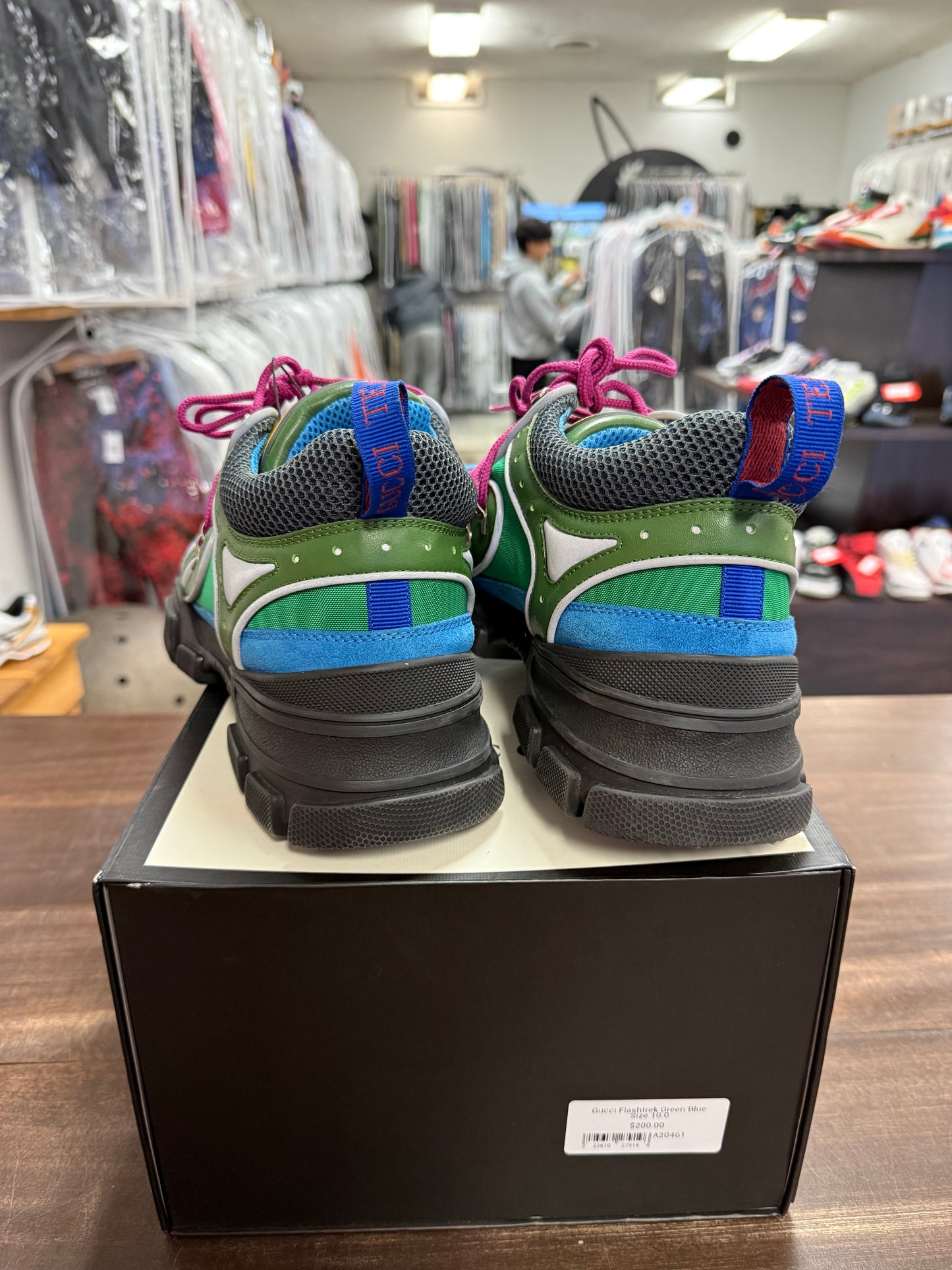 Gucci Flashtrek Green Blue