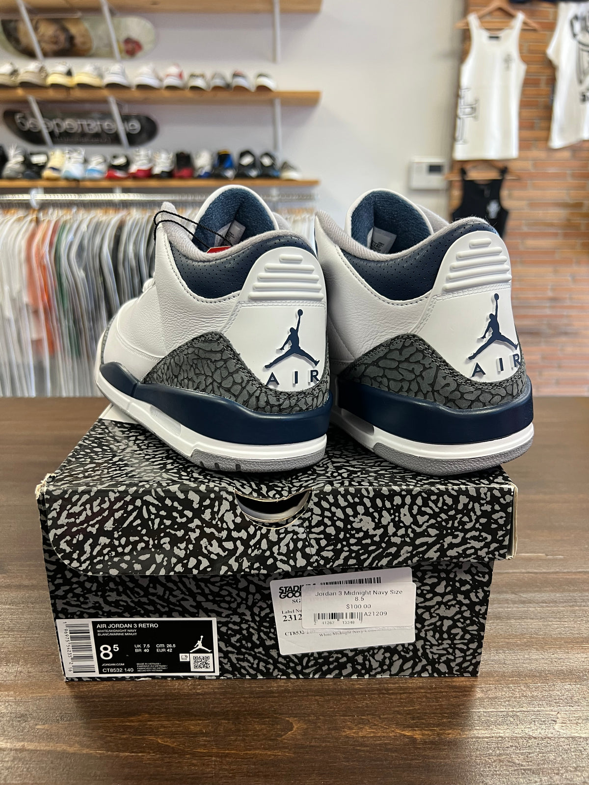 Jordan 3 Midnight Navy