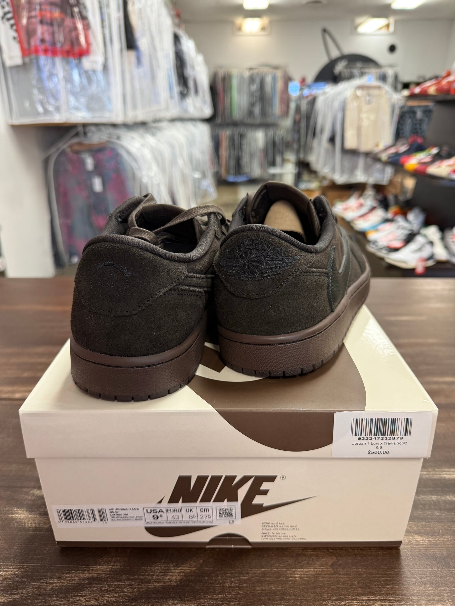 Jordan 1 Low Travis Scott Velvet Brown