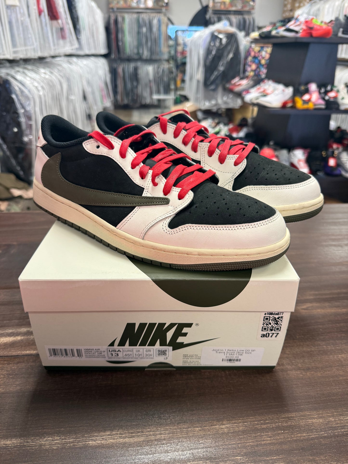 Jordan 1 Low Travis Scott Olive