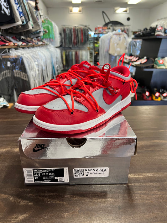 Nike Dunk Low Off-White University Red