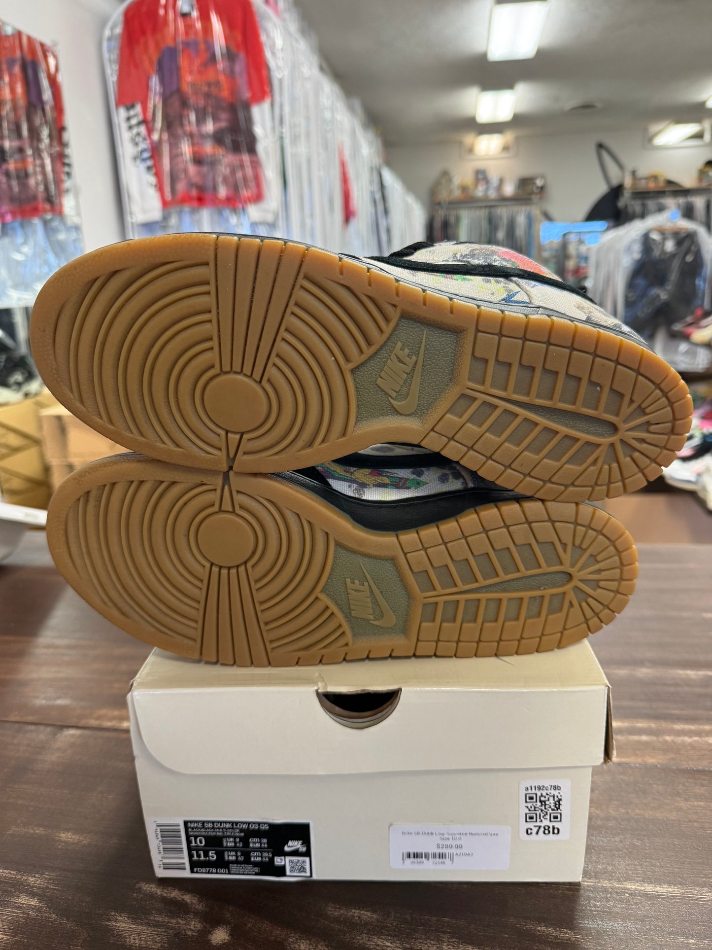 Nike SB Dunk Low Supreme Rammellzee