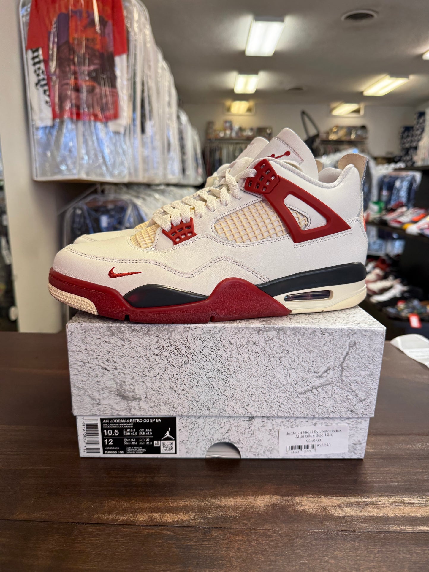 Jordan 4 Nigel Sylvester Brick After Brick