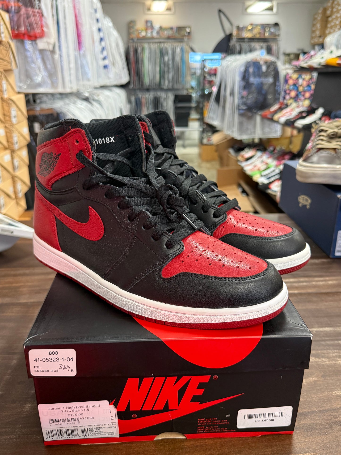 Jordan 1 High Bred Banned 2016