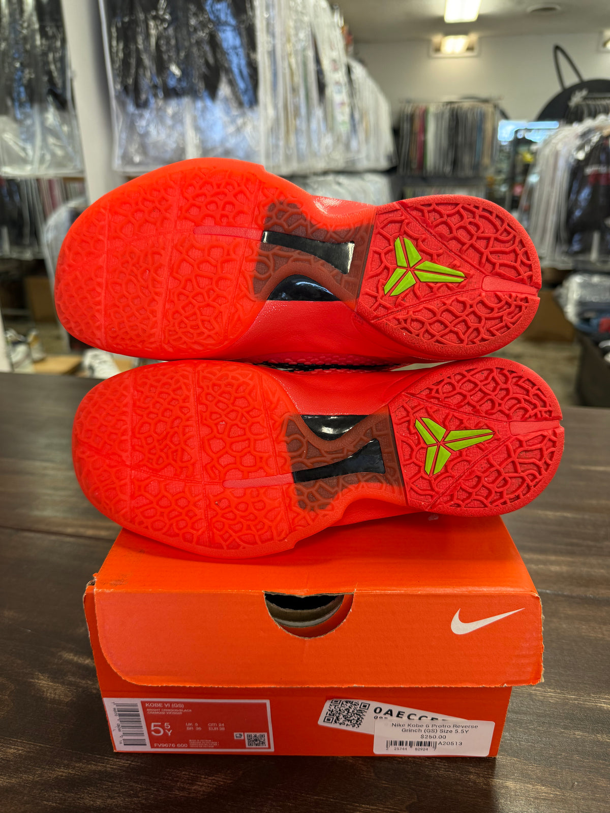 Nike Kobe 6 Protro Reverse Grinch (GS)