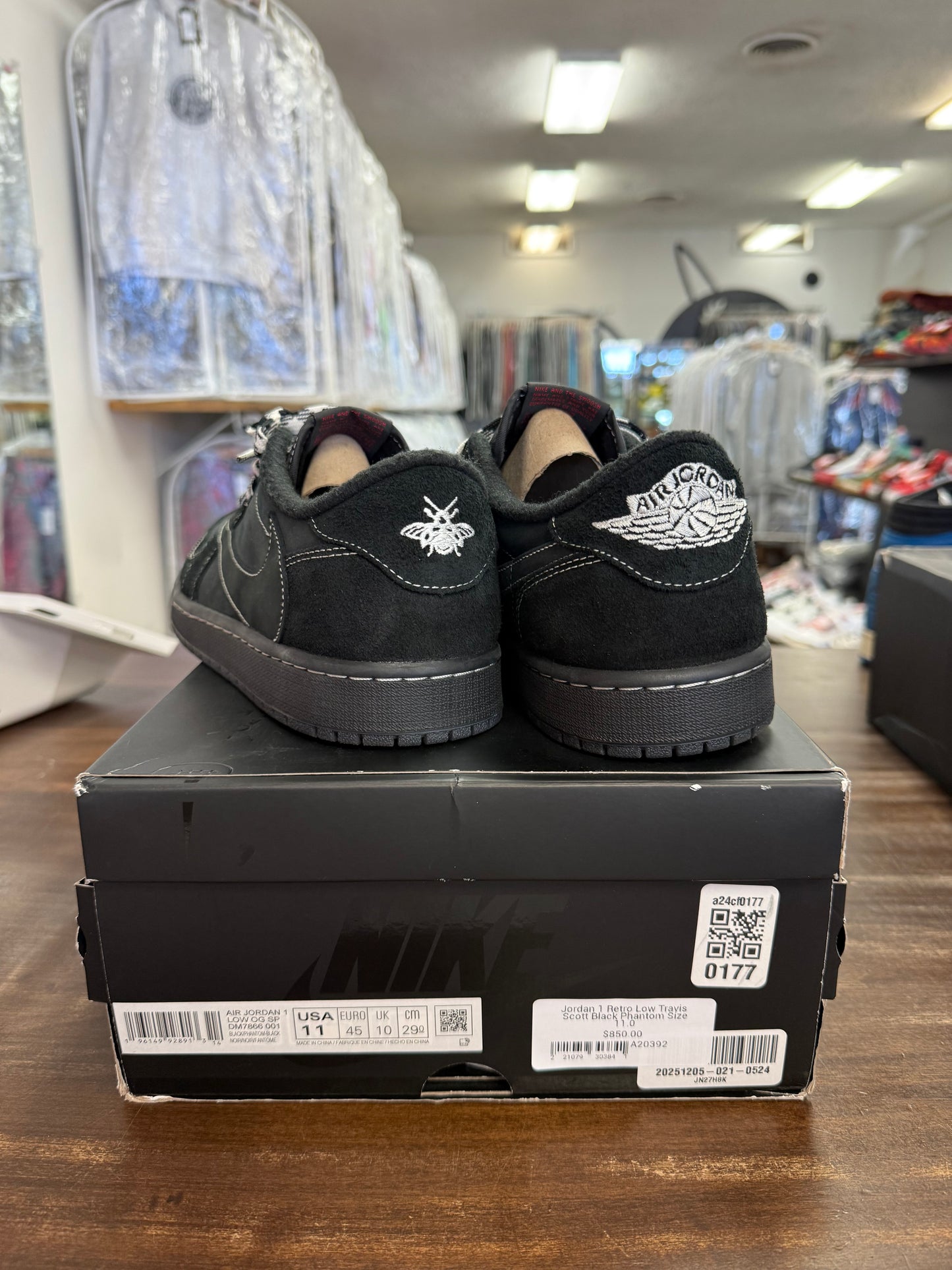 Jordan 1 Retro Low Travis Scott Black Phantom