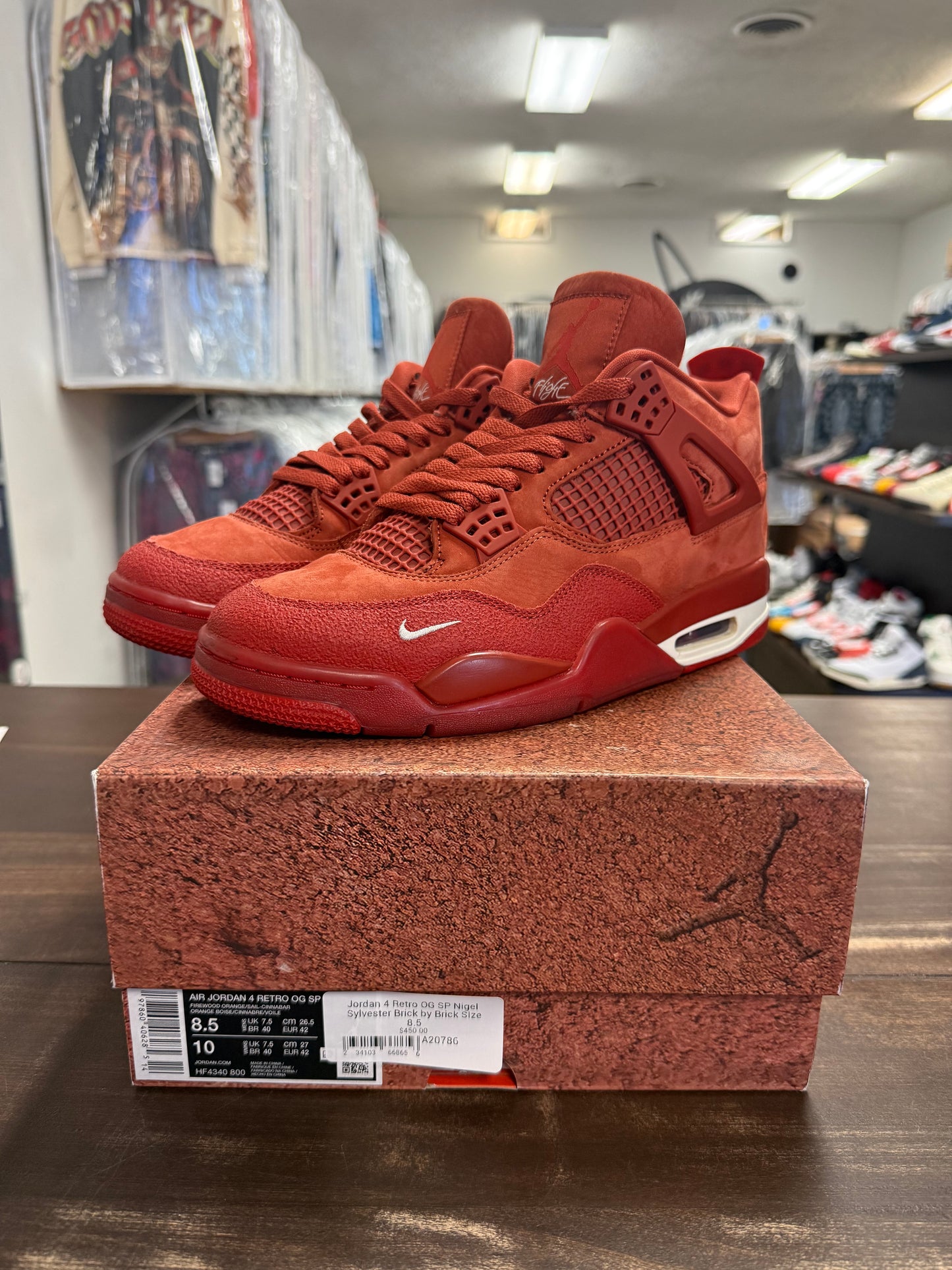 Jordan 4 Retro OG SP Nigel Sylvester Brick by Brick