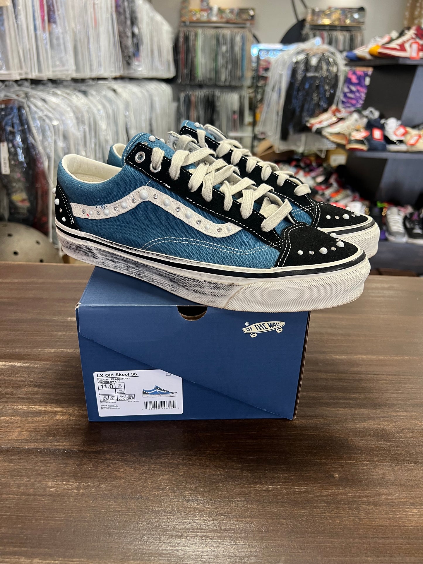 Vans LX Old Skool 36 Pearlized Pack Black Navy