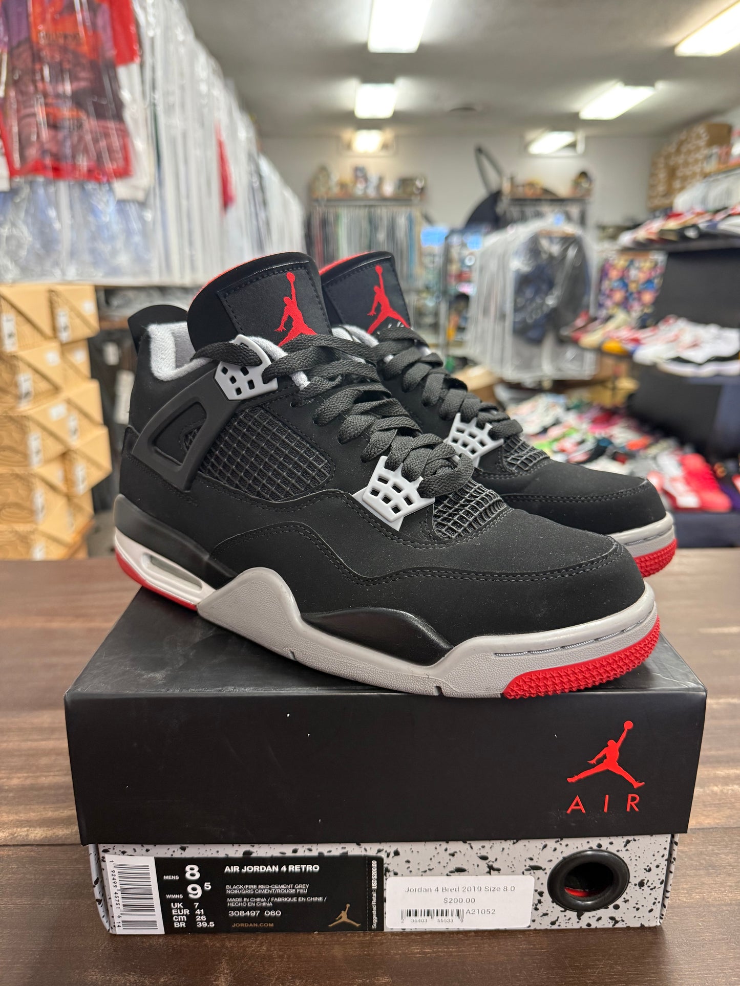 Jordan 4 Bred 2019