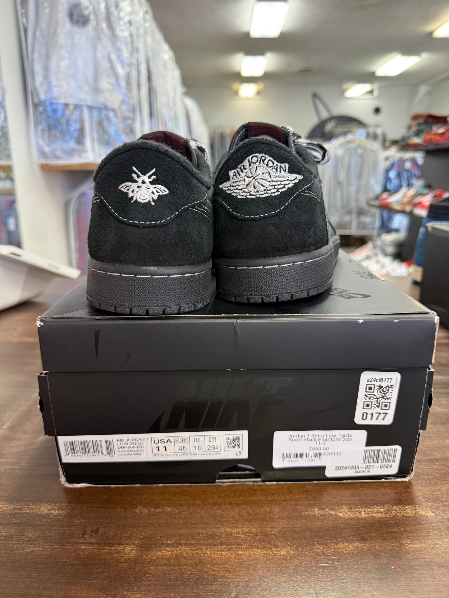 Jordan 1 Retro Low Travis Scott Black Phantom