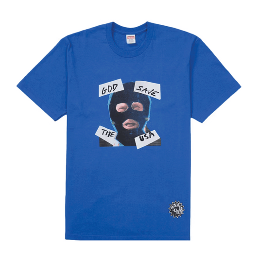 Supreme God Save Us Tee Royal