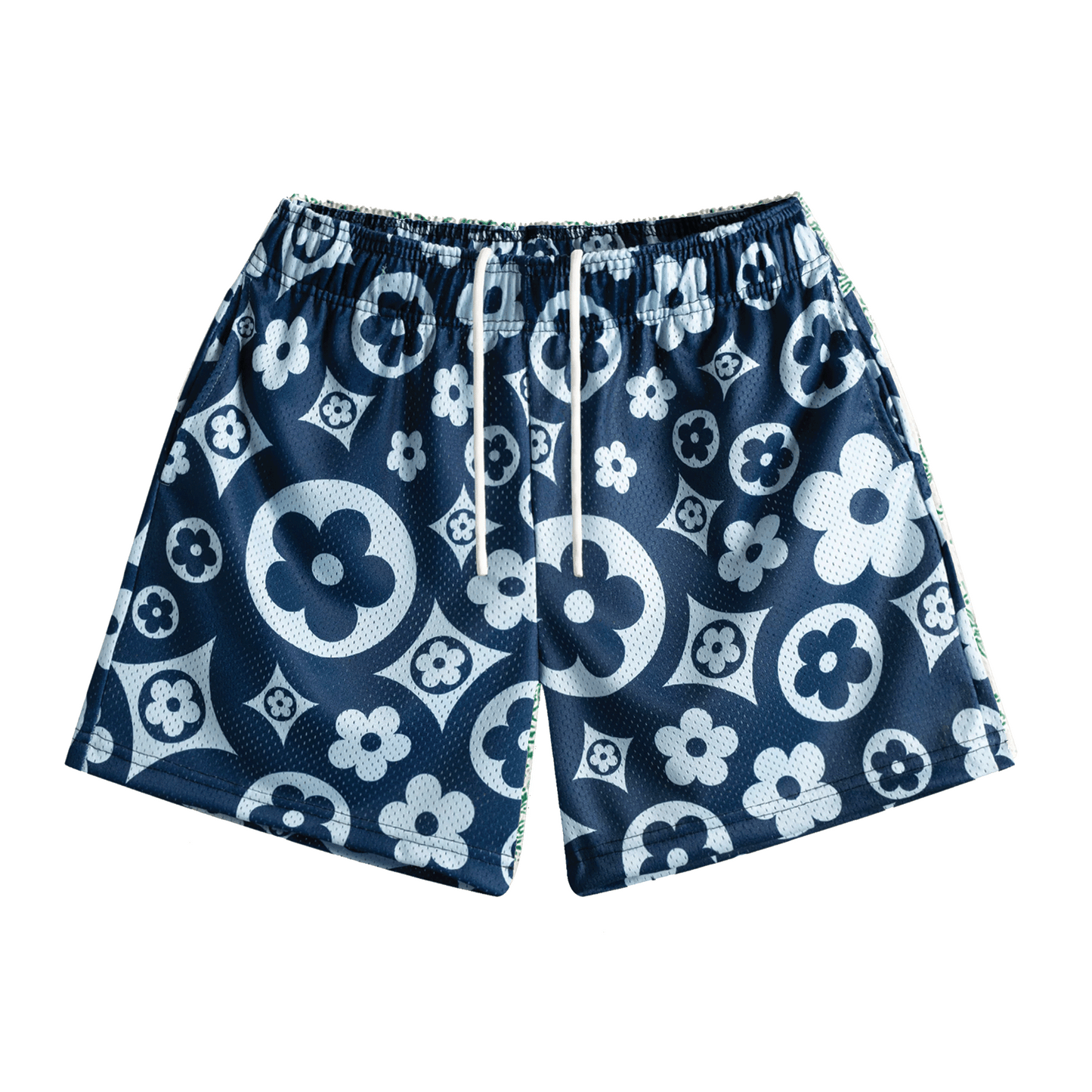 Bravest Navy Flower Shorts