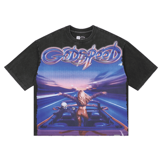 GodSpeed FUN T-Shirt Black Wash
