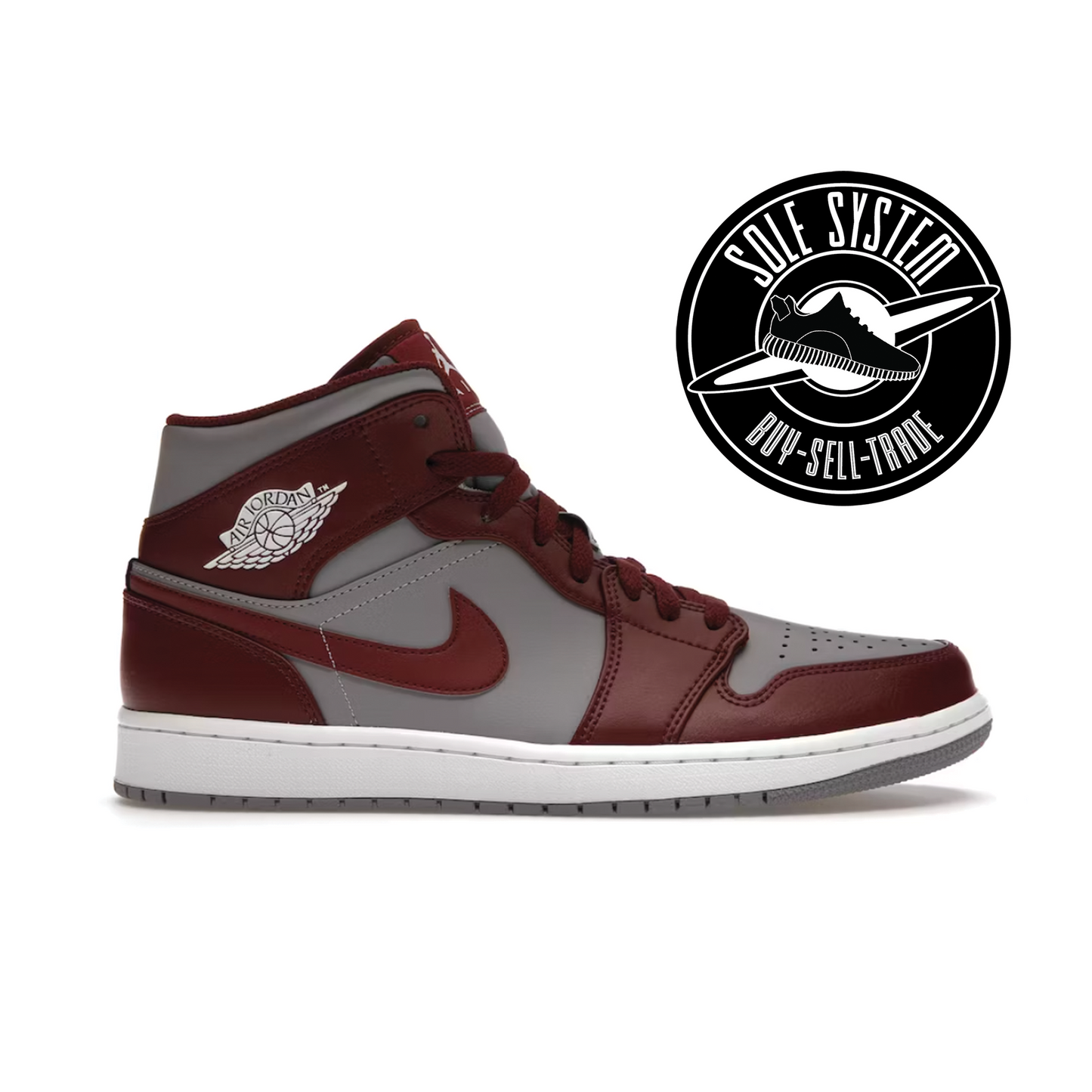 Jordan 1 Mid Cherrywood Red