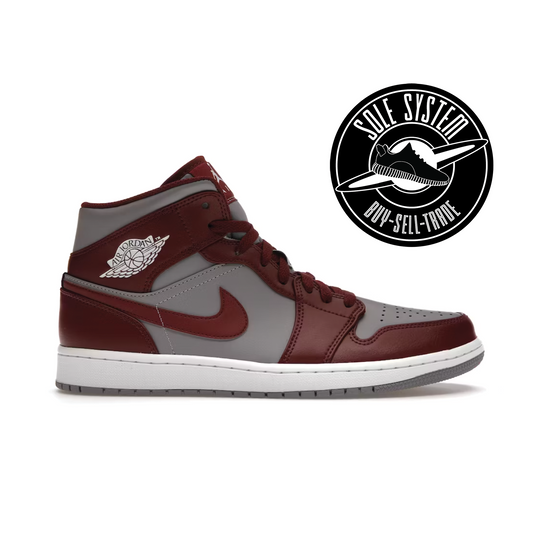 Jordan 1 Mid Cherrywood Red