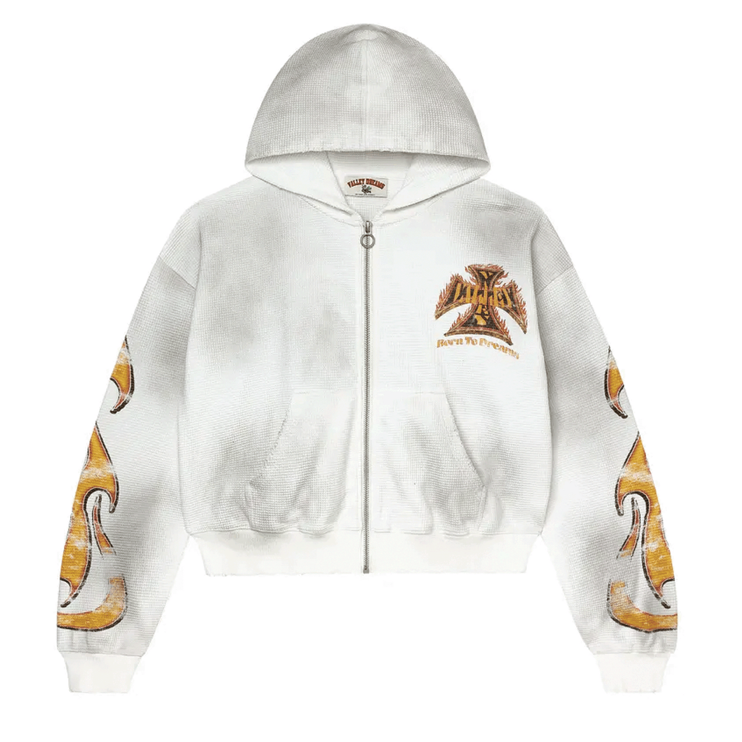 Vale Forever Reborn Waffle Zip Up White