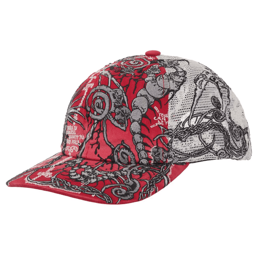Supreme Wombat Embroidered Mesh Back 6-Panel White