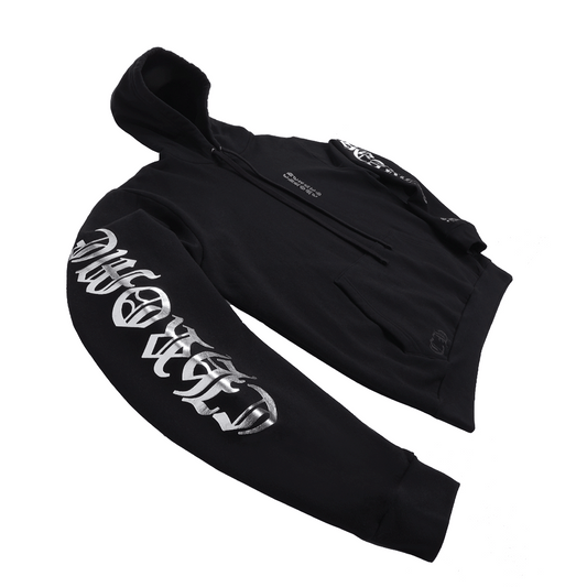 Chrome Hearts Hoodie 1998 Silver Sleeves