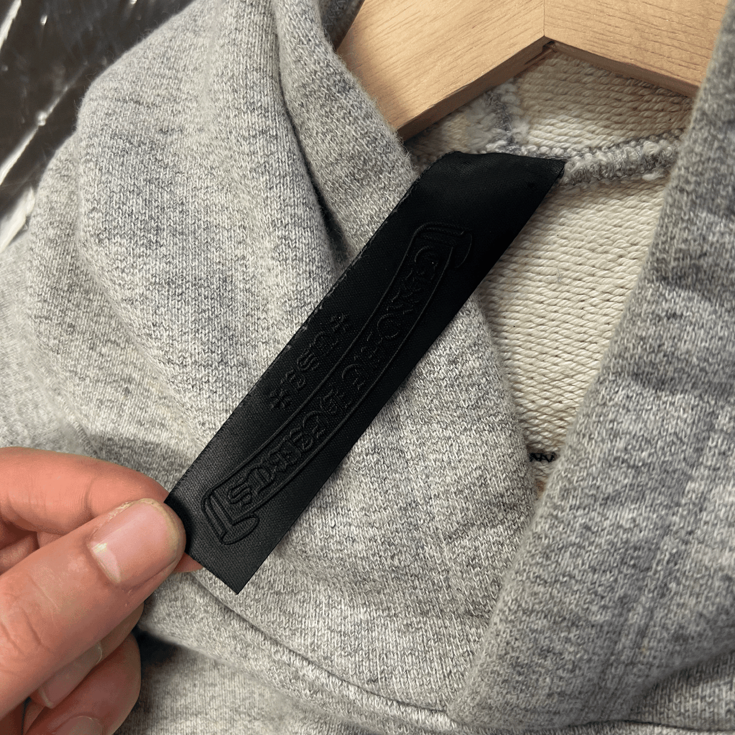 Chrome Hearts Grey Seven-11 CH Logo Hoodie