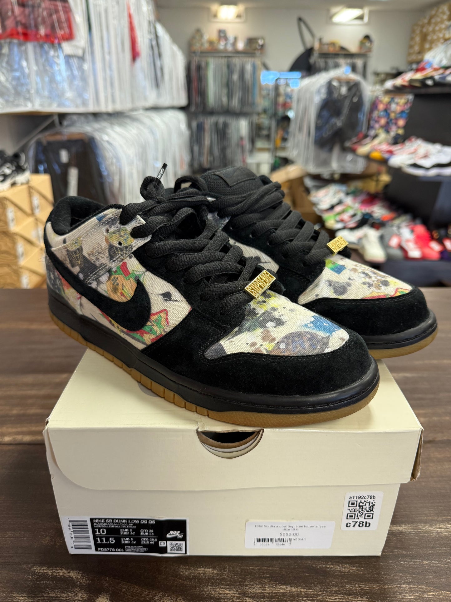 Nike SB Dunk Low Supreme Rammellzee