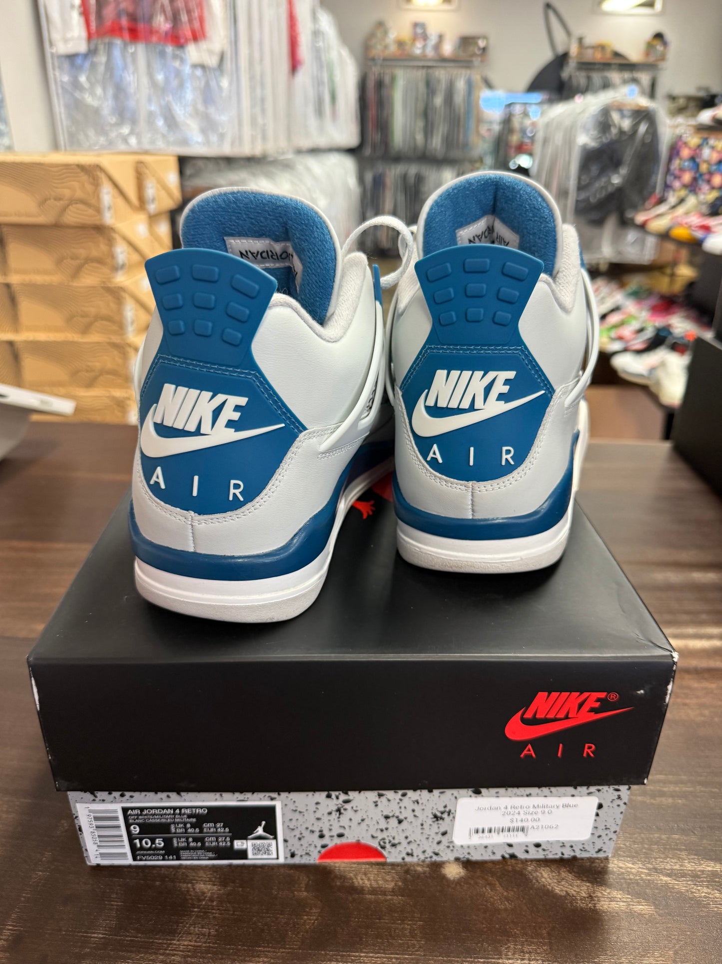 Jordan 4 Retro Military Blue 2024