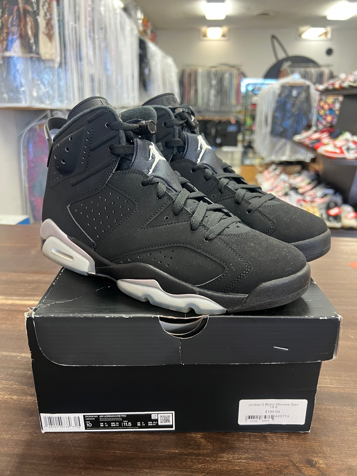 Jordan 6 Retro Chrome