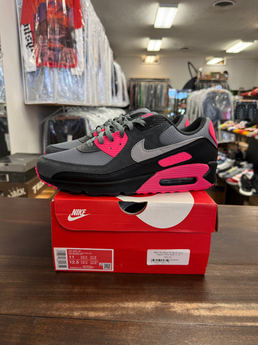 Nike Air Max 90 Wolf Grey Hyper Pink
