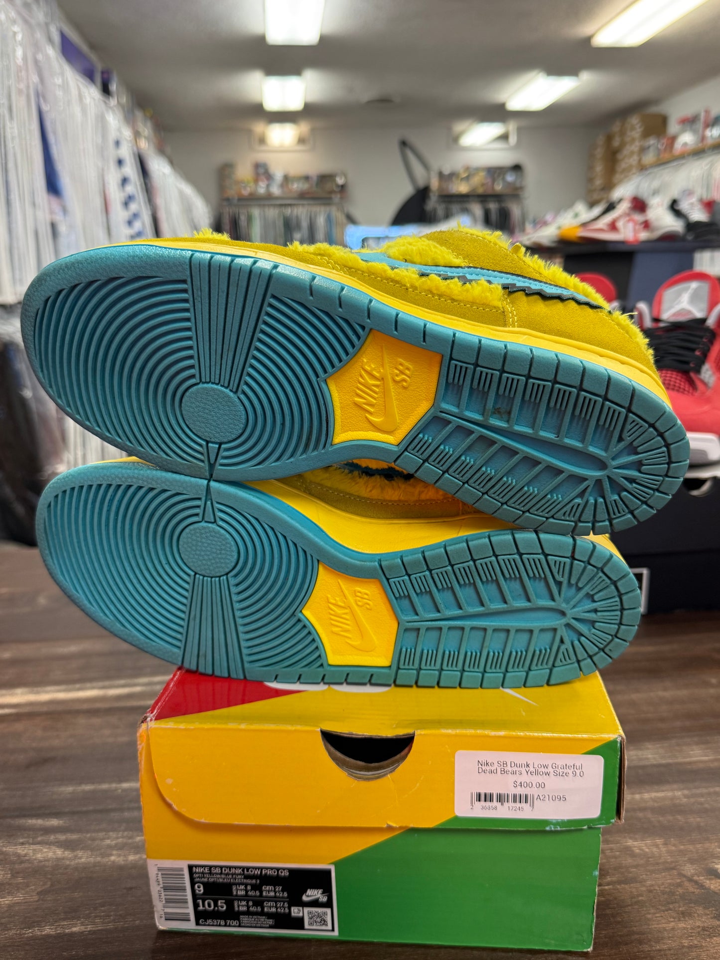 Nike SB Dunk Low Grateful Dead Bears Yellow