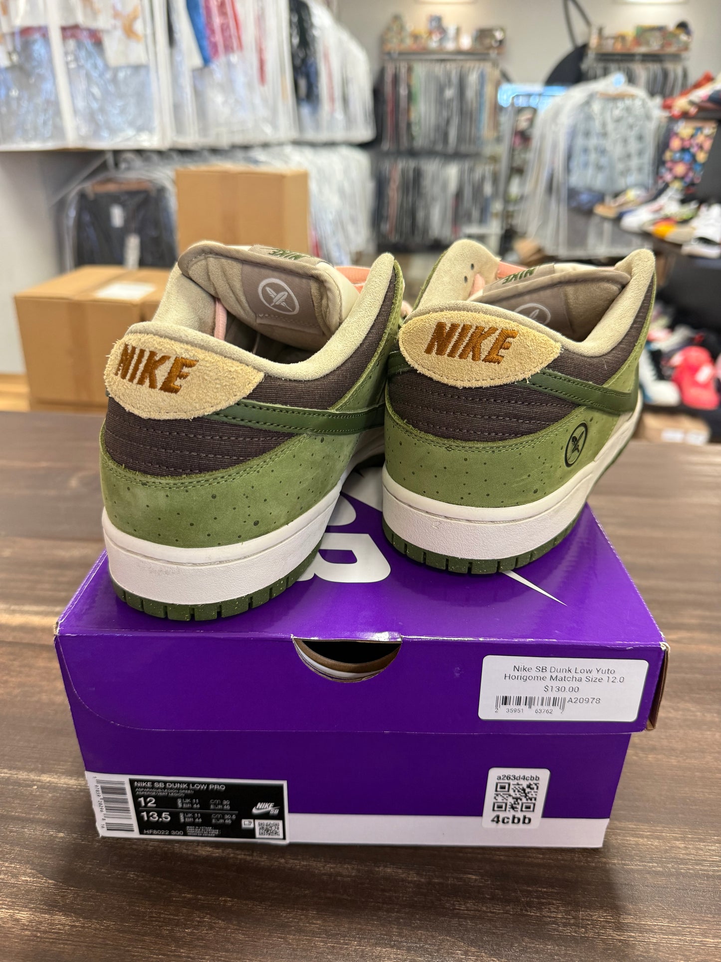 Nike SB Dunk Low Yuto Horigome Matcha